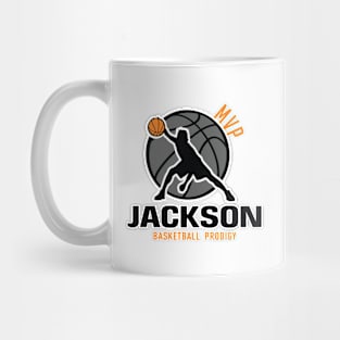 Jackson MVP Custom Player Basketball Prodigy Your Name Mug